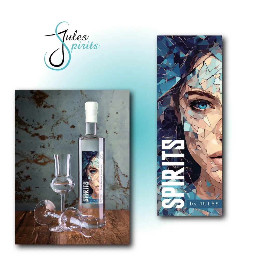 Jules Spirits neue Etiketten