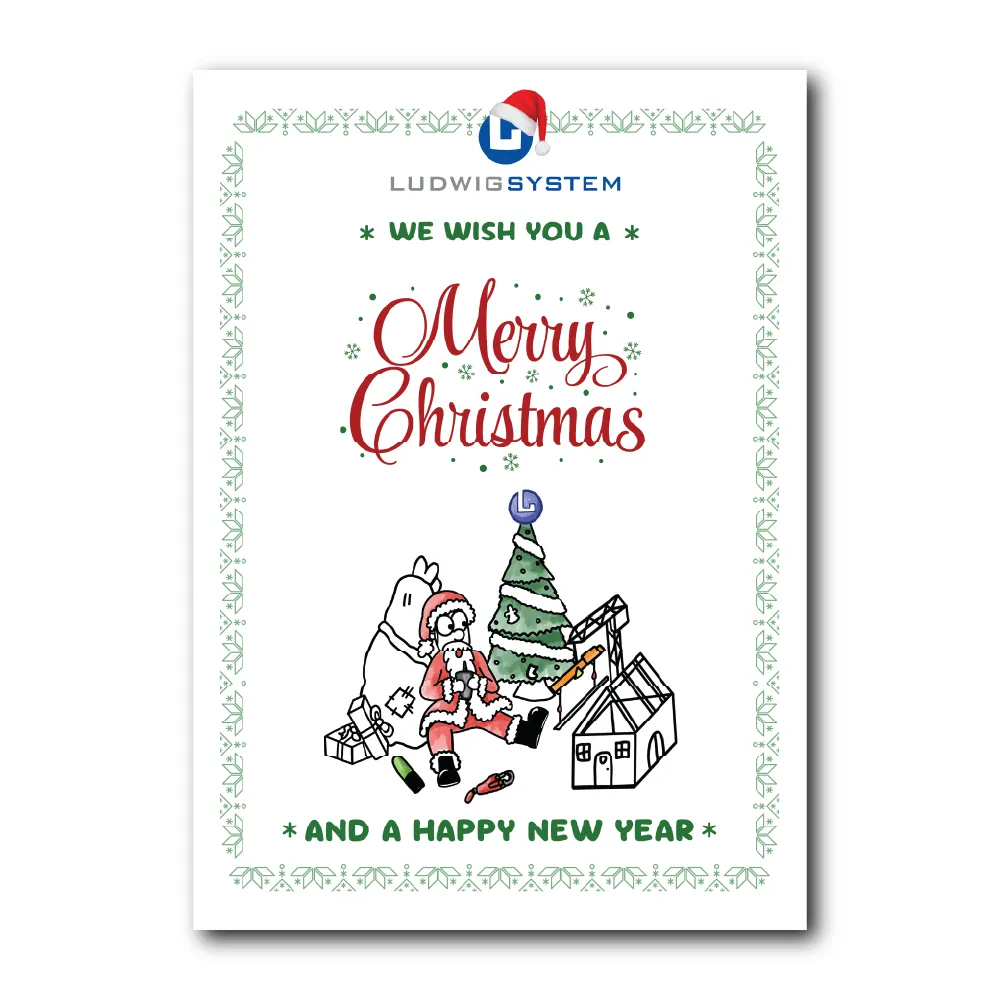 Weihnachtskarte Ludwig System