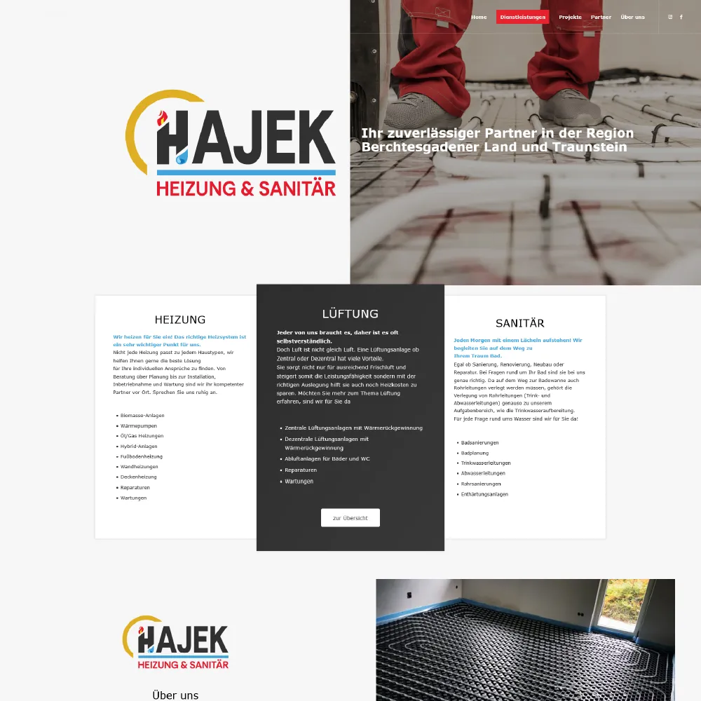 Hajek Website Design